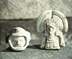 Les figurines Terracotta d'Equateur