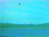 Un OVNI passant devant une camra en Floride