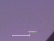 Observation d'un OVNI lenticulaire