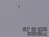 Observation d'un humanoide sur un engin volant au Mexique le 17/06/2005